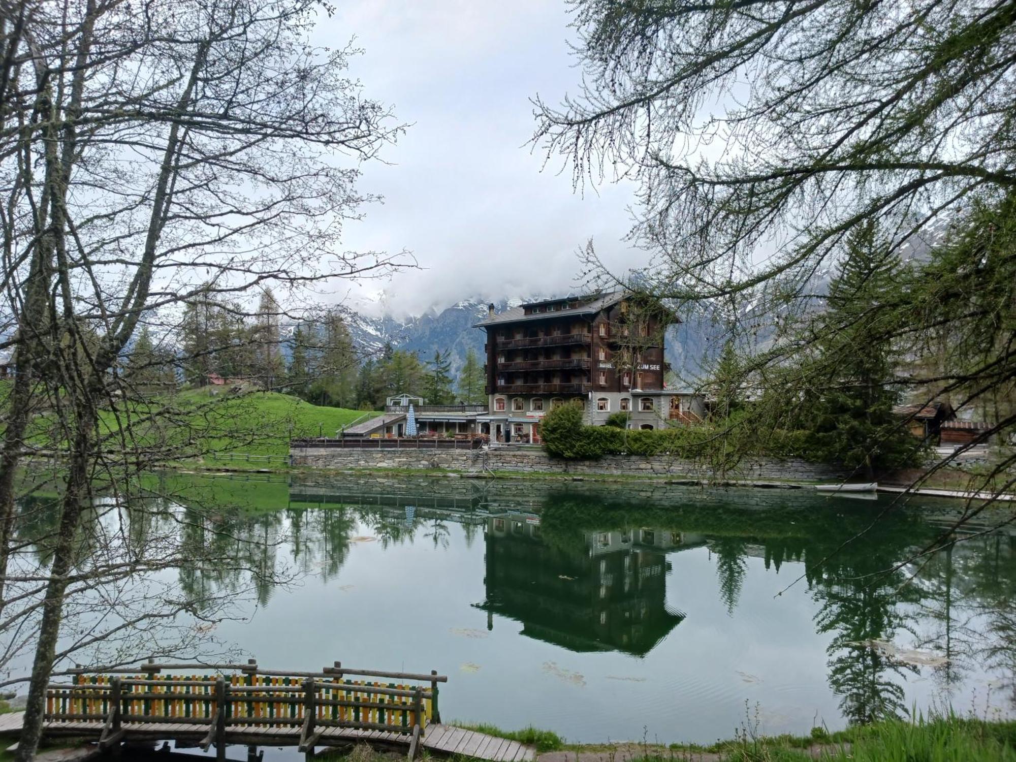 Chalet Hirsch Grächen Екстериор снимка